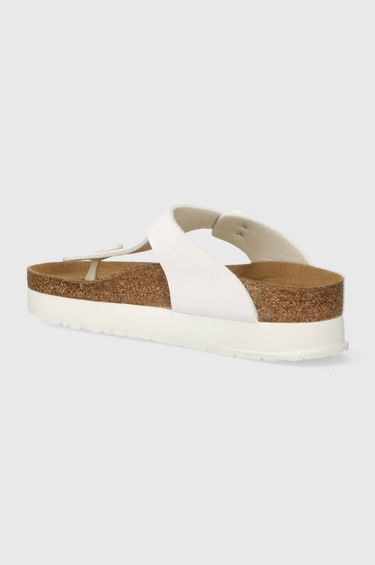Кецове и обувки Birkenstock Papillio Gizeh Platform Flex Sandals Бяло | 1027396., 2