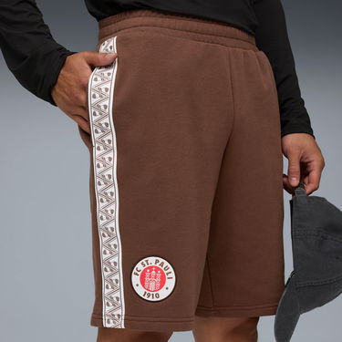 Къси панталони Puma FC St. Pauli King Sweat Shorts Кафяво | 783602-01, 3