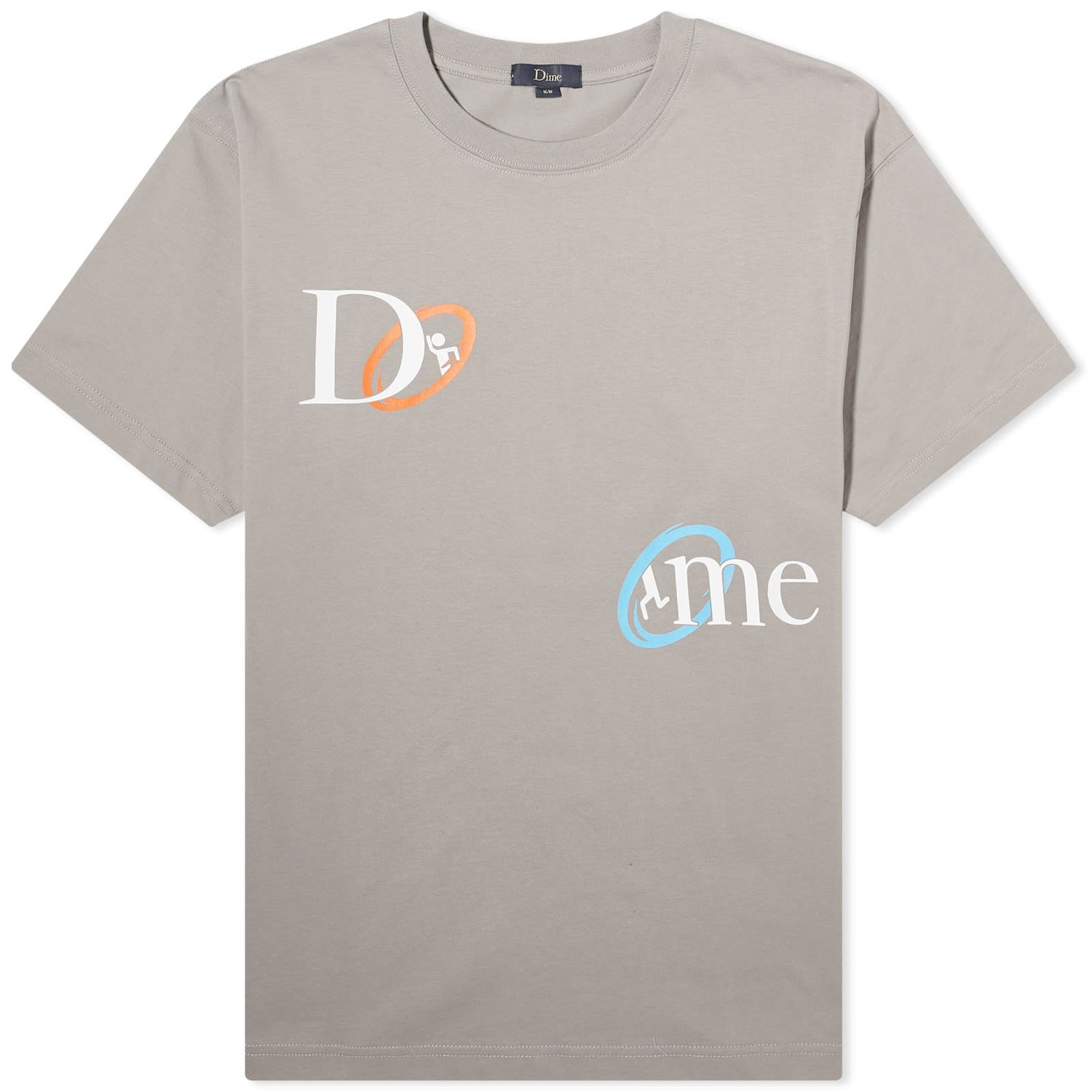 Тениска Dime Classic Portal T-Shirt Сиво | DIMESP2422CHR, 0