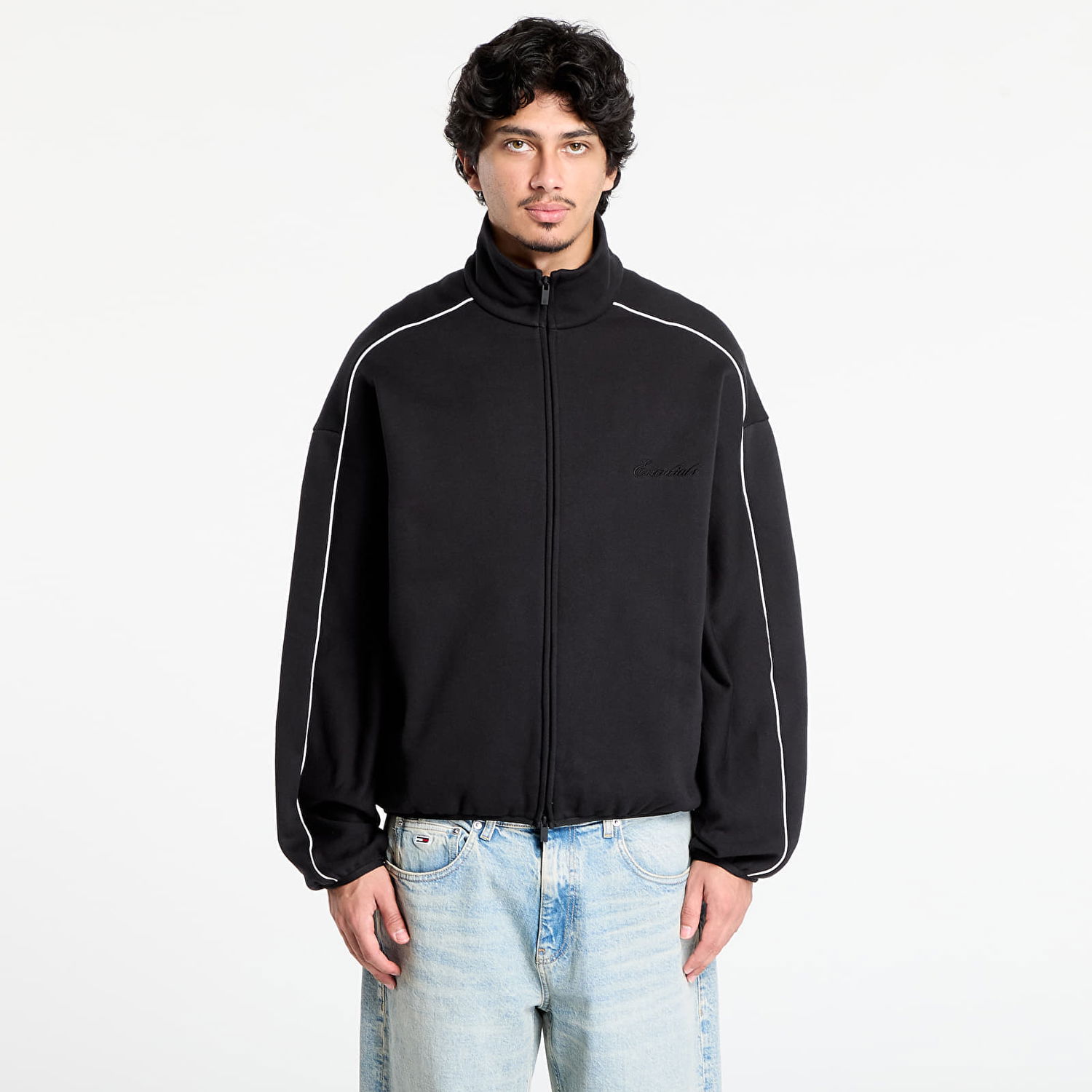 Яке Fear of God Fear of God Essentials Modern Track Jacket Черно | 202SP256890F-378, 0