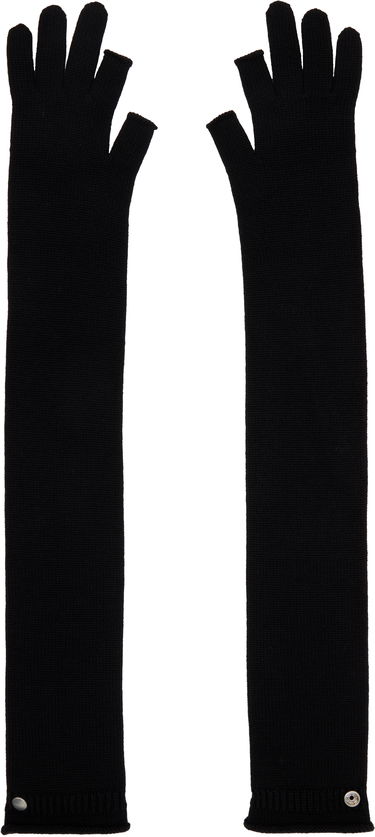 Ръкавици Rick Owens Rick Owens Concordians Rasato Knit Opera Gloves Черно | RP02E4491 M, 0