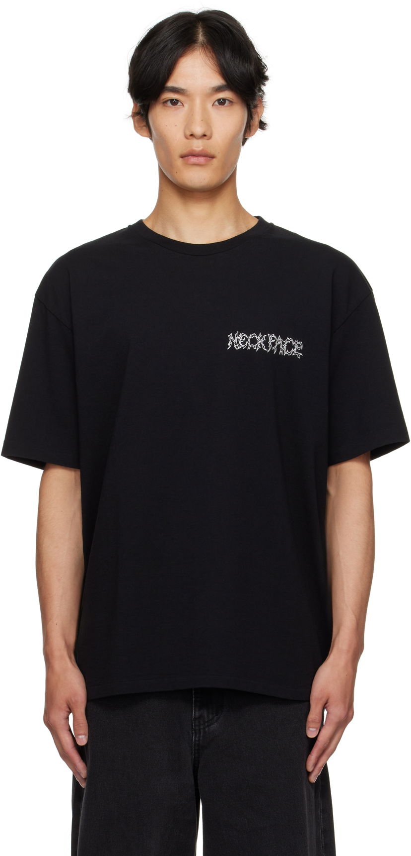 Тениска WACKO MARIA NECKFACE Edition Washed Heavy T-Shirt Черно | NECKFACE-WM-WT01