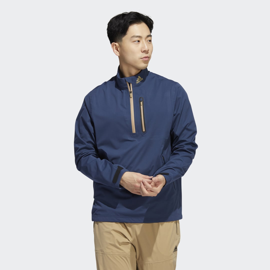 Яке adidas Originals RAIN.RDY 1/2-Zip Jacket Тъмно синьо | HN4129, 0