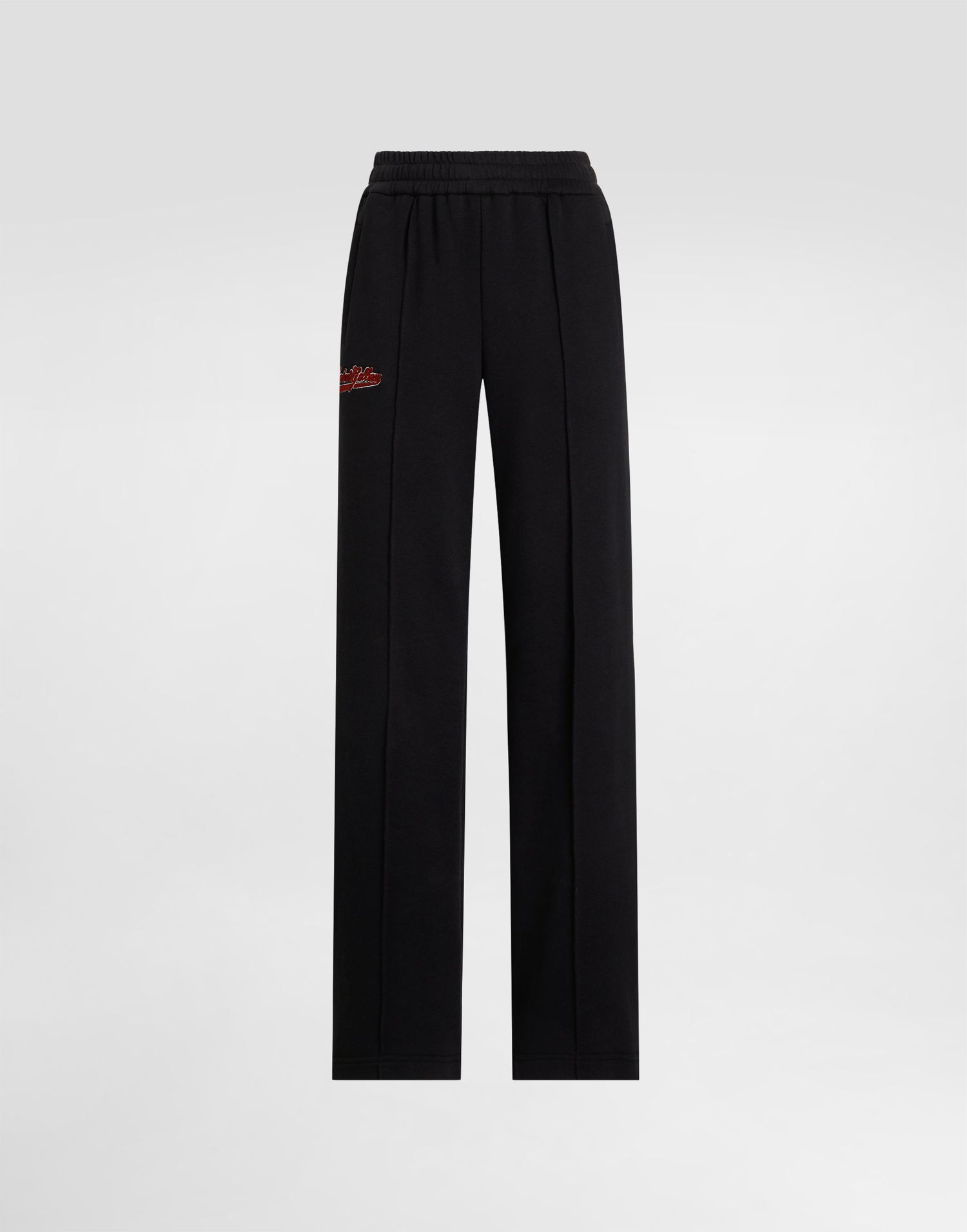 Спортни панталони Dolce & Gabbana Dolce & Gabbana Fleece Jogging Pants with Patch Черно | FTC93ZGDDAJN0000, 0