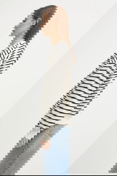 Суитчър Anine Bing dean Striped Relaxed Sweatshirt Многоцветен | A.08.11436, 1