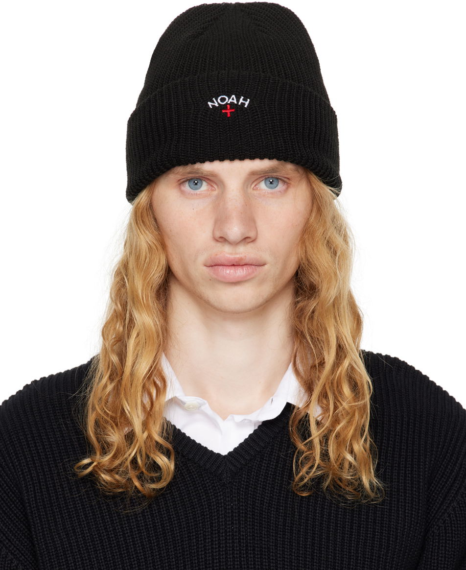 Шапка Noah Beanie With Logo Черно | BN063FW24, 0