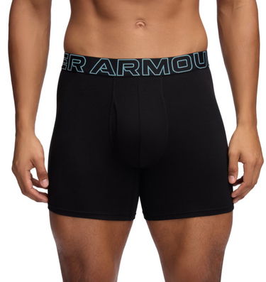 Боксерки Under Armour Performance Cotton 6" Boxer Briefs - 3 Pack Черно | 1383889-003, 1