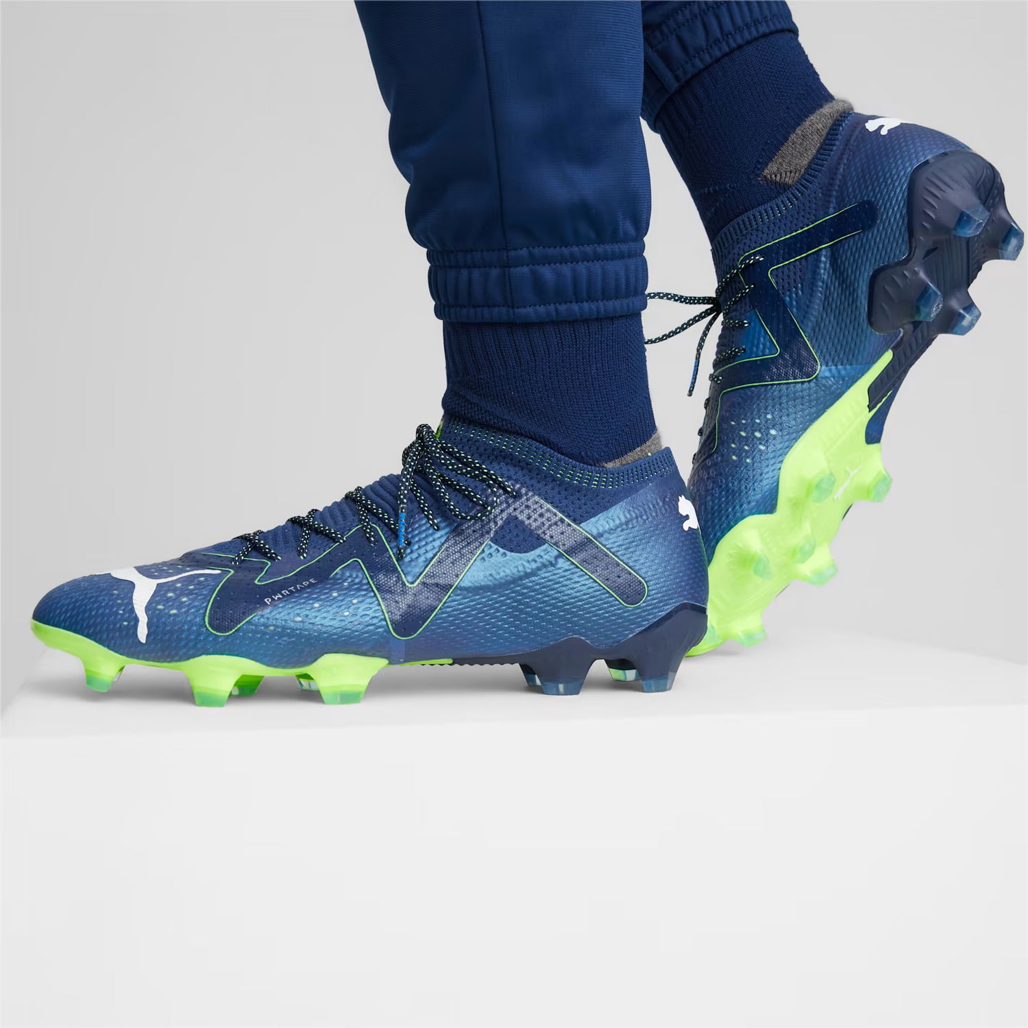 Кецове и обувки Puma FUTURE ULTIMATE Low FG/AG Синьо | 107359-03, 1