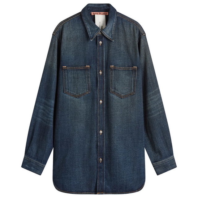 Karto Yoyogi Wash Denim Shirt, Size X-Small