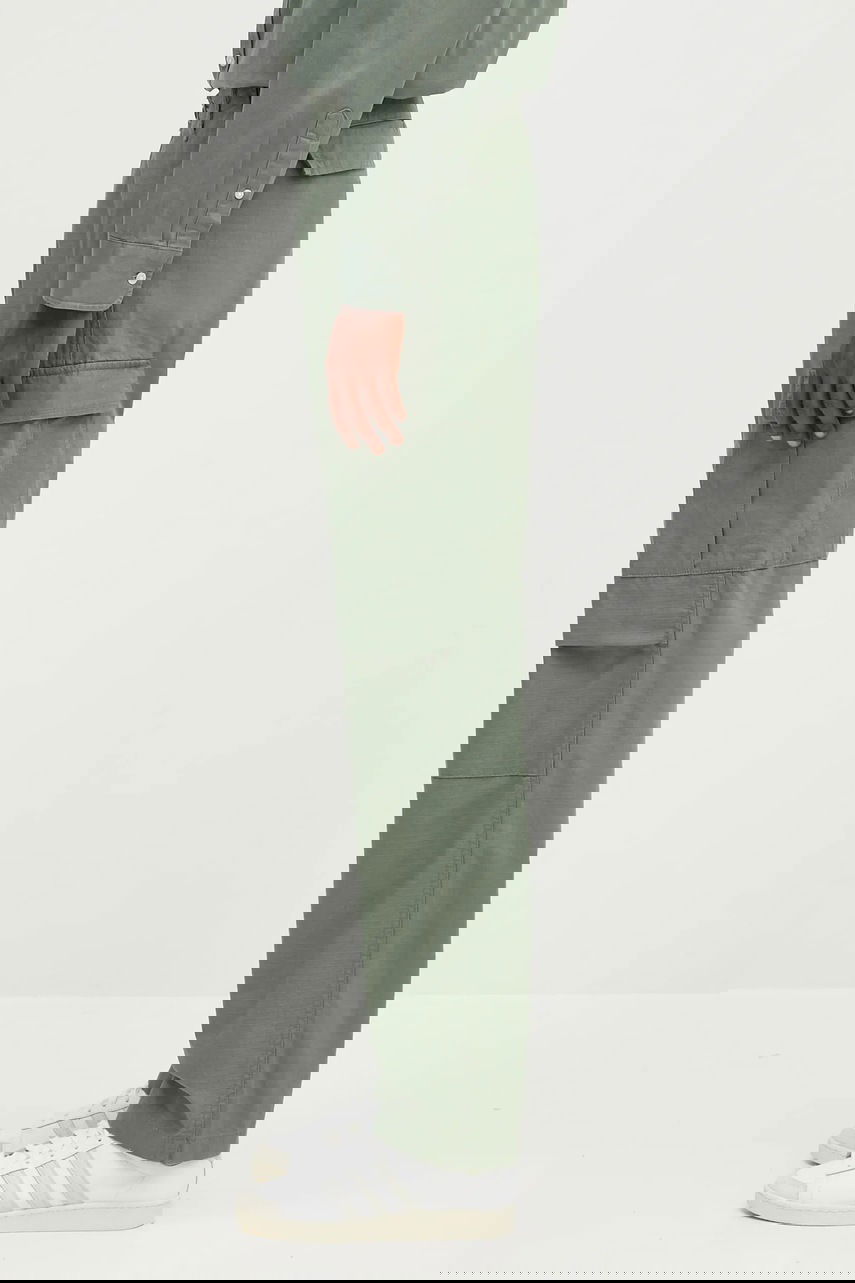 Карго панталони Carhartt WIP Cotton Cargo Pants Carhartt WIP Aviation Pant Зелено | I032468.1YF02, 1