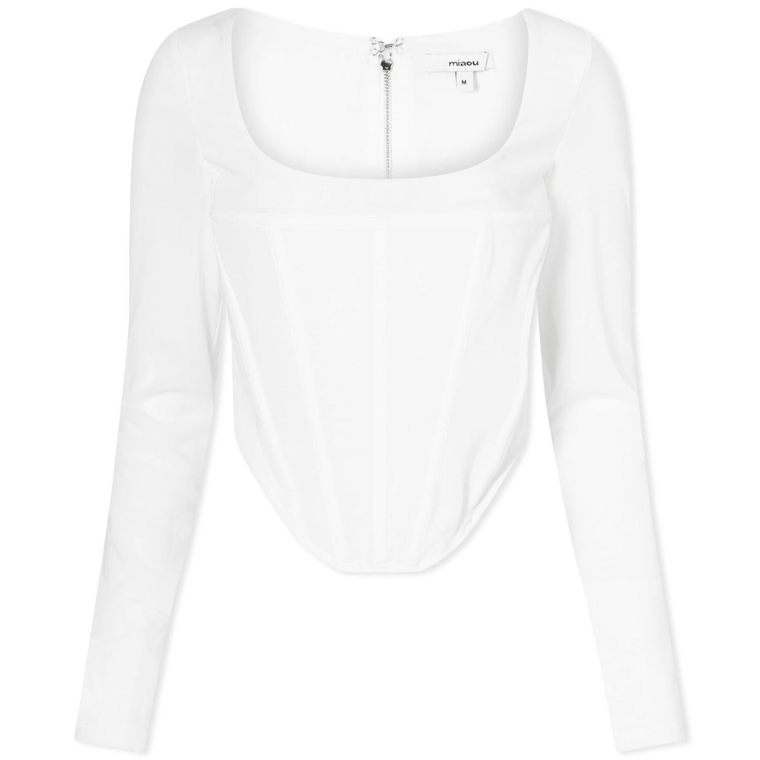 Съкратен топ Miaou Maud Corset Top Бяло | 7065PM3WH, 0