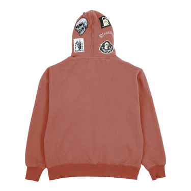 Суитчър Pleasures Worms Hoodie Кафяво | P23F022-RUST, 2