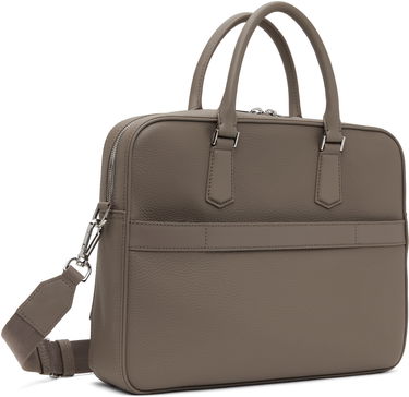 Дамска чанта BOSS BOSS Embossed Logo Briefcase Сиво | 50529293, 2