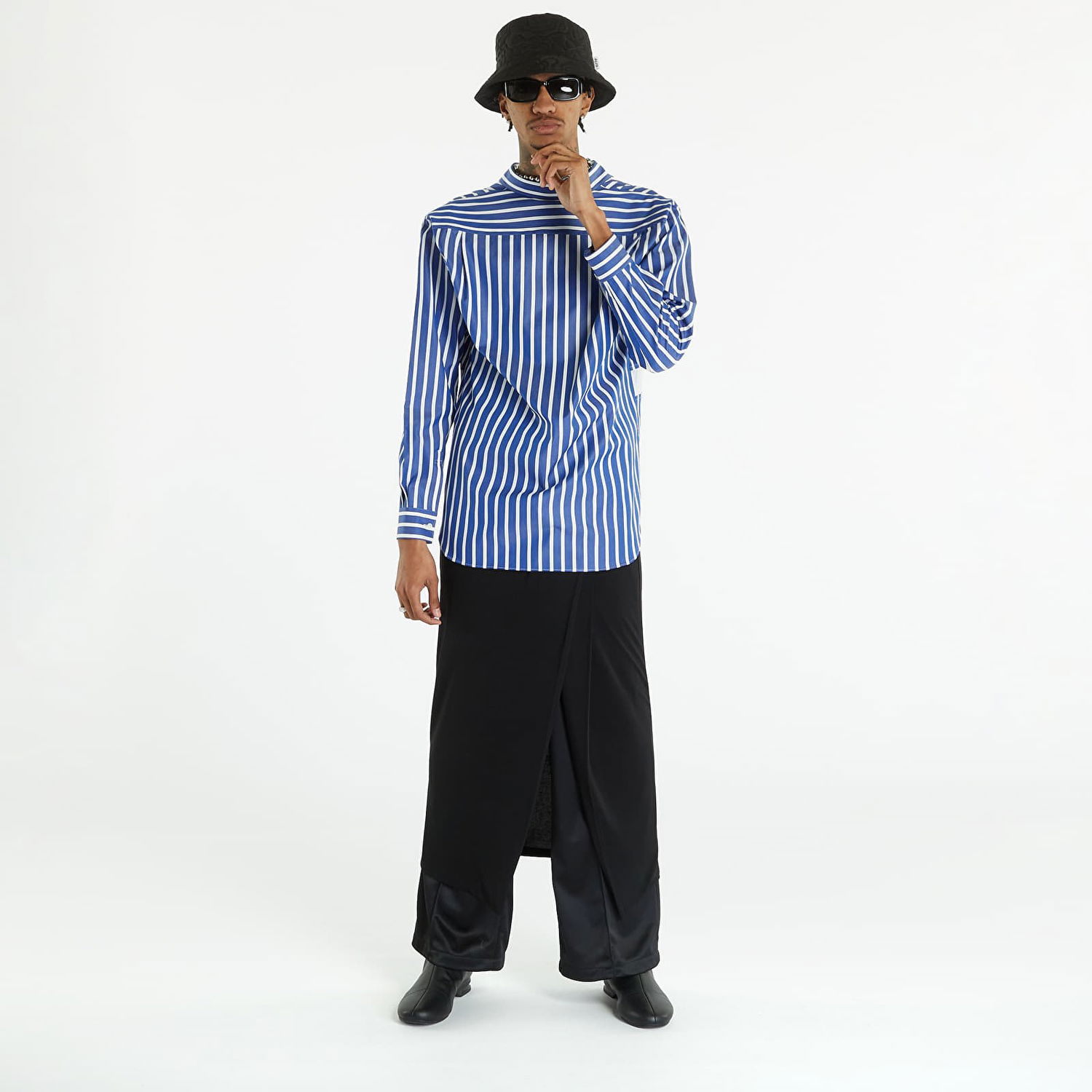 Риза Comme des Garçons Woven Stripe Shirt Многоцветен | FK-B044-S23, 0