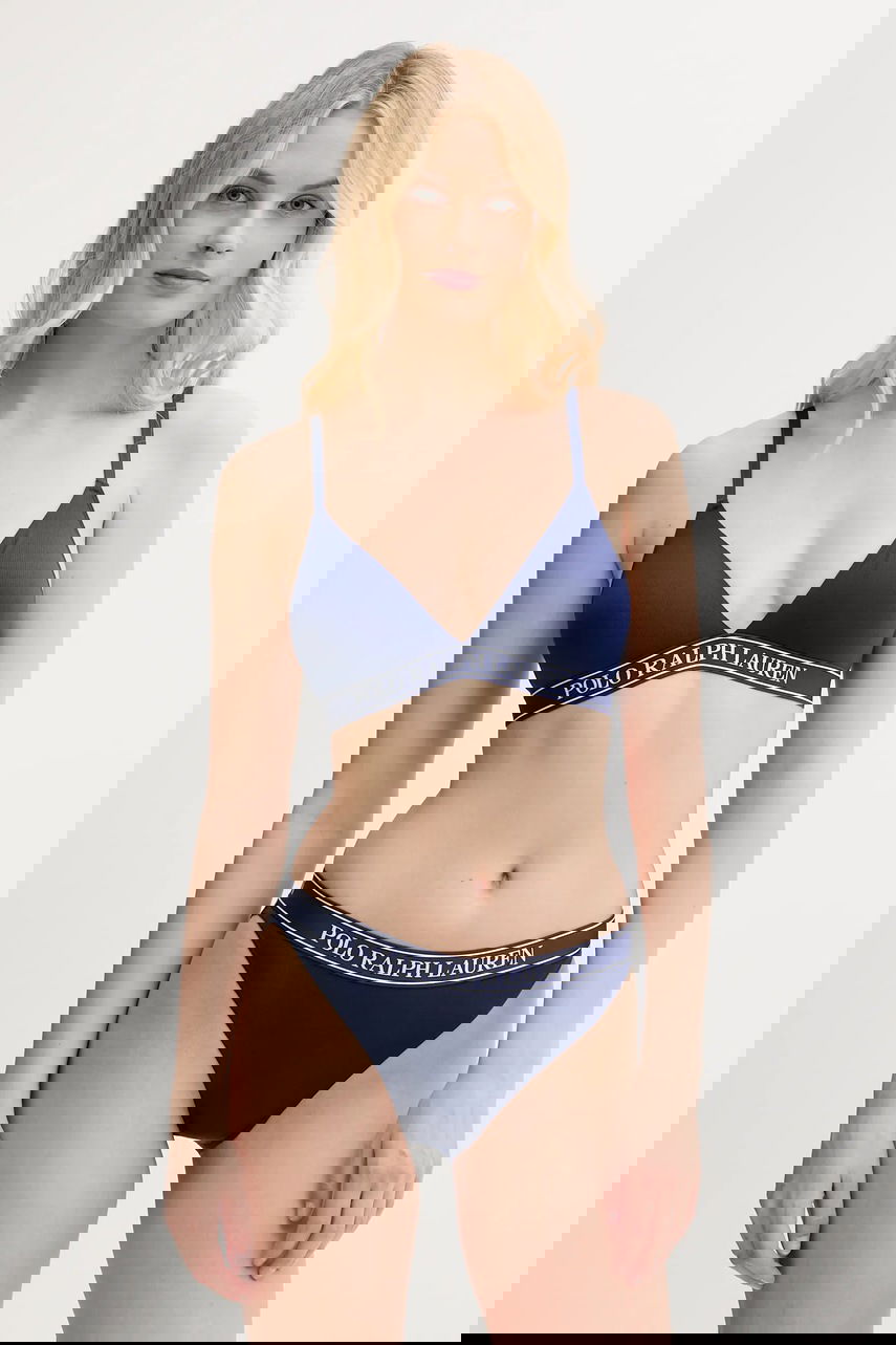 Сутиен Polo by Ralph Lauren Polo Ralph Lauren Triangle Bra Тъмно синьо | 4P0480, 1