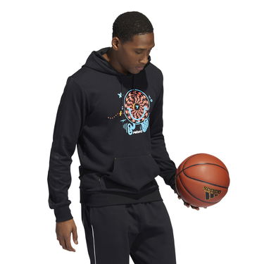 Суитчър adidas Performance Graphic Print Pullover Hoodie Черно | HF4528, 4