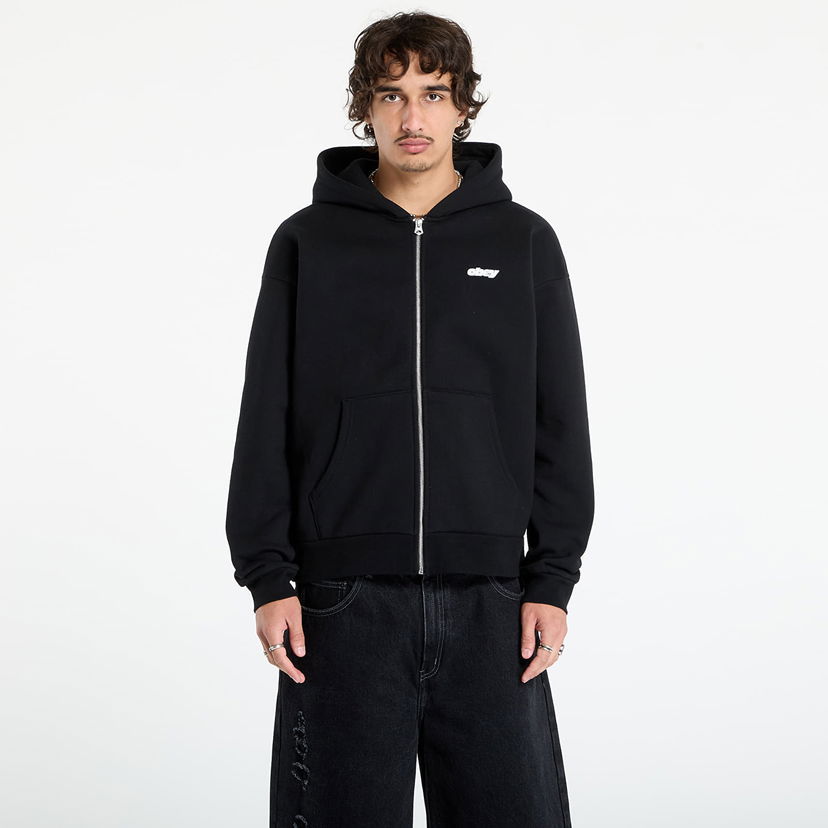 Суитчър OBEY OBEY Gaze Extra Heavy Zip Hoodie Черно | 112460030-BLK