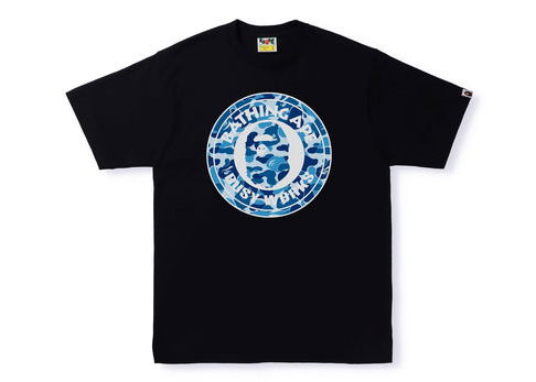 Тениска BAPE ABC Camo Single Color Busy Works Tee Черно | 1I30-110-006/1I70-110-025, 0