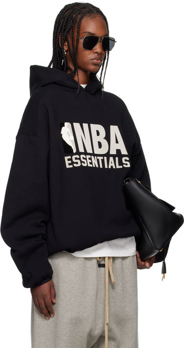 Суитчър Fear of God ESSENTIALS NBA Graphic Print Pull Over Hoodie Черно | 192AL246501F, 1