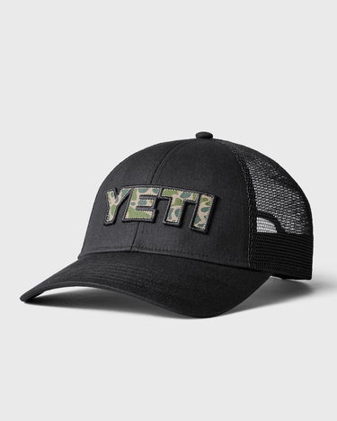 Шапка с козирка YETI Camo Logo Badge Low Pro Trucker Hat Черно | 888830197790, 0