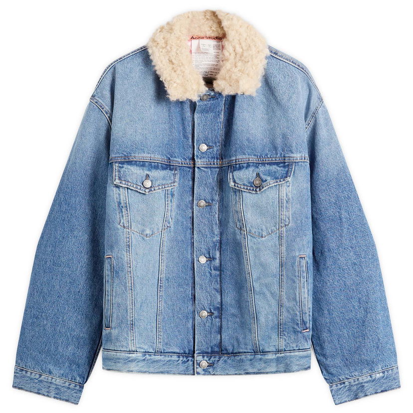 Яке Acne Studios Padded Robert Denim Jacket Синьо | C90212-AUZ
