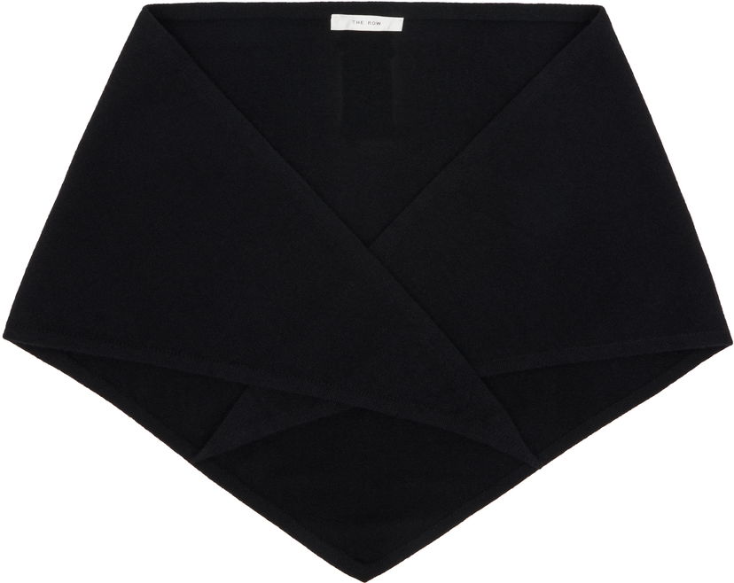Шал The Row The Row Leomine Cashmere Scarf Черно | 10070-Y556