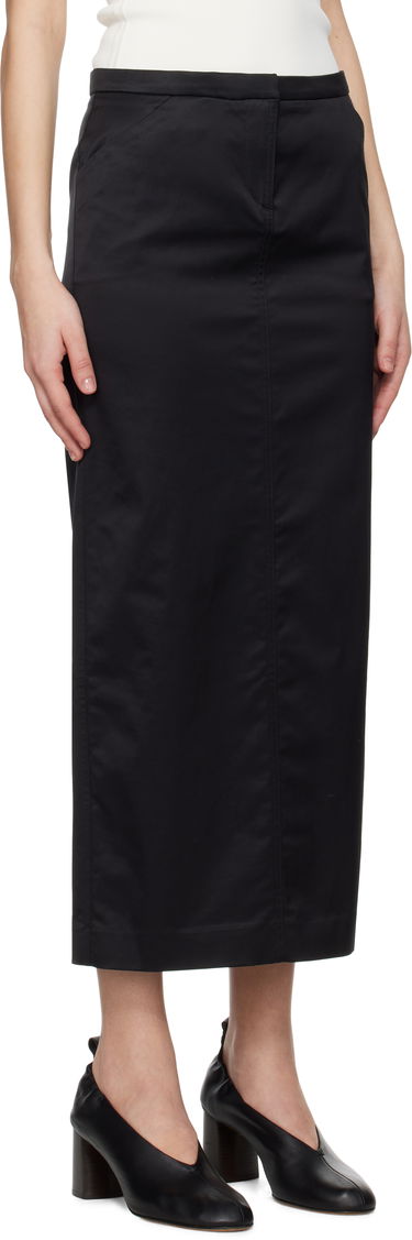 Пола TOTEME TOTEME Straight Maxi Skirt Черно | 252-WRB0259-FB0391, 1