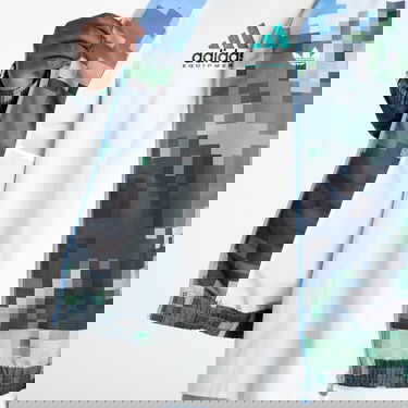 Суитчър adidas Originals adidas Originals x Minecraft Track Jacket Синьо | JZ9921, 3