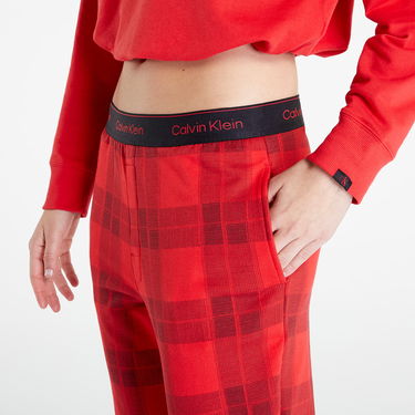 Спортни панталони CALVIN KLEIN Holiday Textured Jogger Червено | QS6954E 5VN, 1