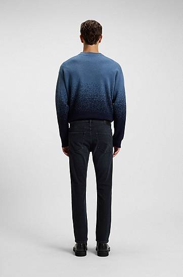Дънки BOSS Delaware slim-fit jeans in soft-motion denim Черно | 50549503, 1