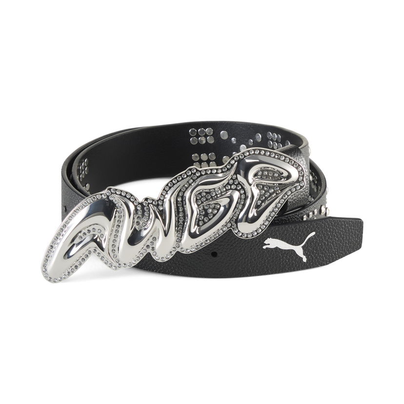 Колани Puma A$AP ROCKY x PUMA AWGE Studded Rhinestone Buckle Belt Черно | 055008_01