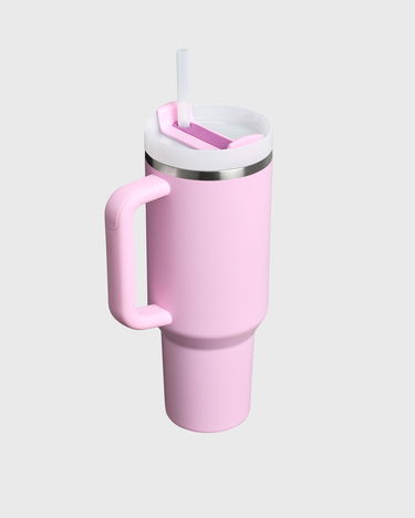 Бутилки за пиене Stanley Quencher H2.0 FlowState Tumbler with Handle and Straw Розово | 10-10825-050, 2
