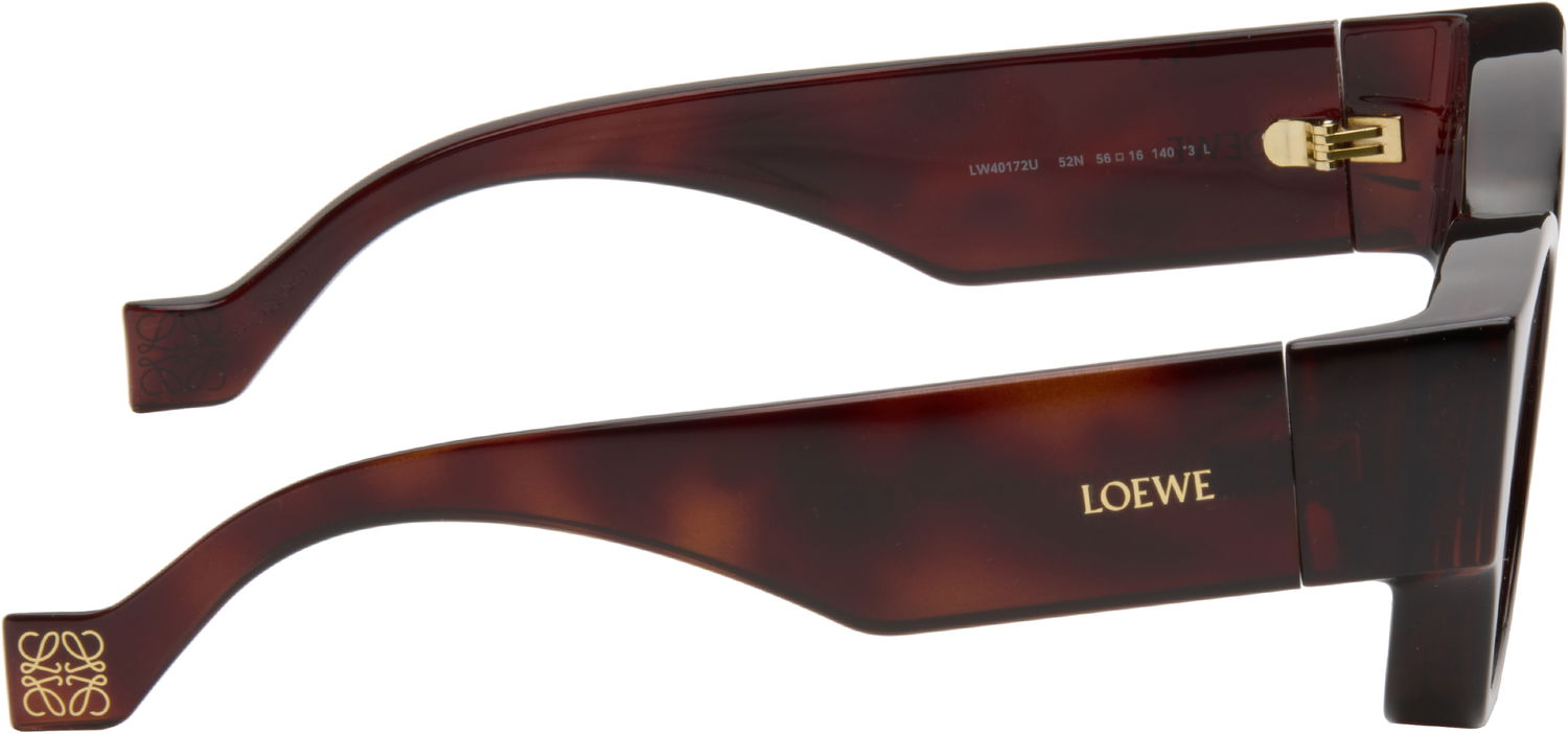Слънчеви очила Loewe Paula's Ibiza Goggle Rectangle Sunglasses Кафяво | LW40172UW5652N 192337236150, 1