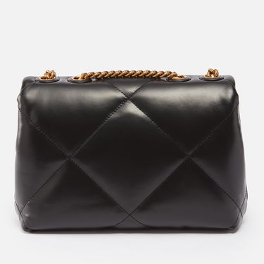 Чанта през рамо Tory Burch Small Convertible Quilted Leather Shoulder Bag Черно | 154706-001, 0