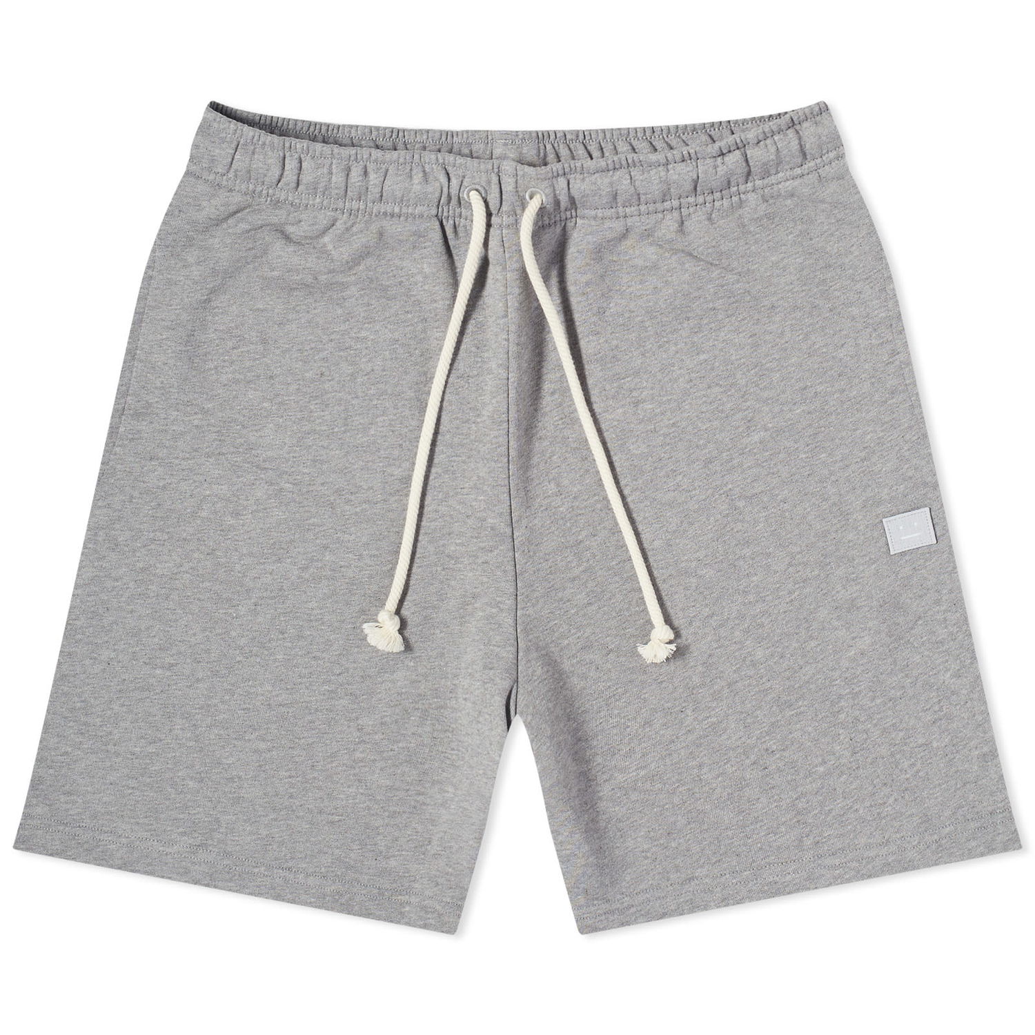 Къси панталони Acne Studios Forge Face Sweat Shorts Light Grey Melange Сиво | CE0034-X92, 0