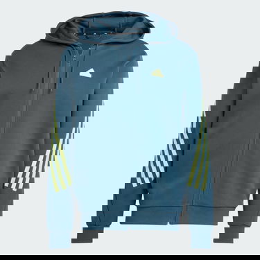 Суитчър adidas Originals Future Icons 3-Stripes Full-Zip Hoodie Тъмно синьо | IJ8878, 5