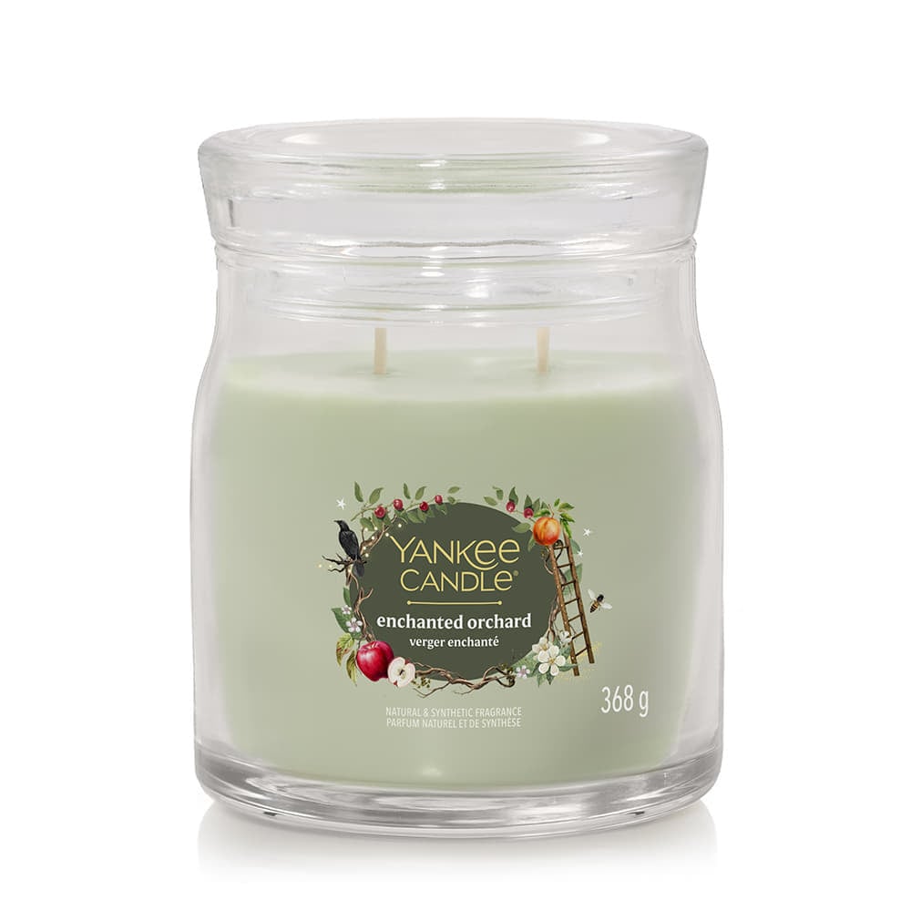 Свещи Yankee Candle Signature Medium Jar 2 Wicks Enchanted Orchard Зелено | 43497, 0