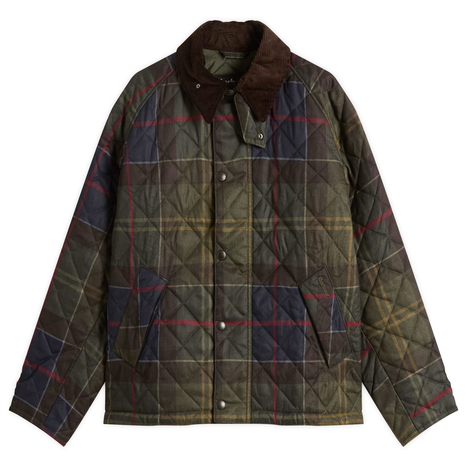 Яке Barbour Tartan Transport Quilted Jacket, Size 38 Многоцветен | MQU1869TN14, 1