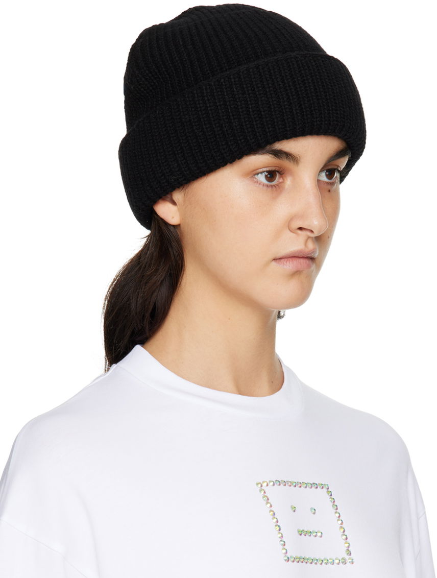 Шапка ADER ERROR ADER error Logo Rib Knit Beanie Черно | BLAFWBE03BK, 1