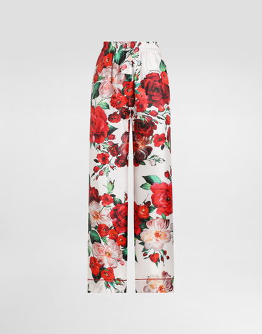Пижама Dolce & Gabbana Dolce & Gabbana Rose Print Satin Pajama Pants Многоцветен | FTAMPTIS1ZDHA5PD, 0