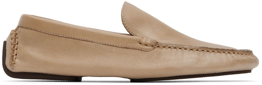 Кецове и обувки The Row The Row Lucca Loafers Бежово | F1479-L74, 0