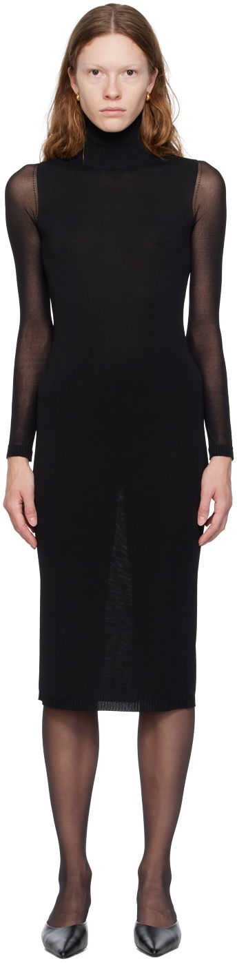 Pокля Max Mara Max Mara Natalia Midi Dress Черно | 2313260539600 MM12051, 0