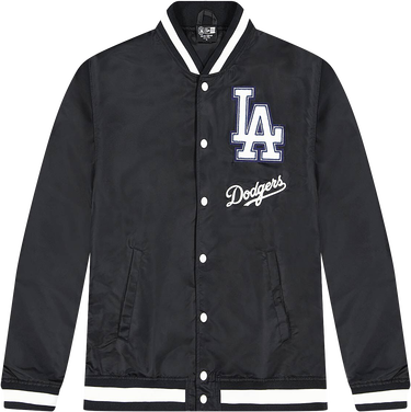 Яке бомбър New Era LA Dodgers Striped Varsity Jacket Черно | 60426218-60426218, 0