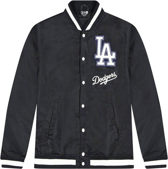 LA Dodgers Striped Varsity Jacket