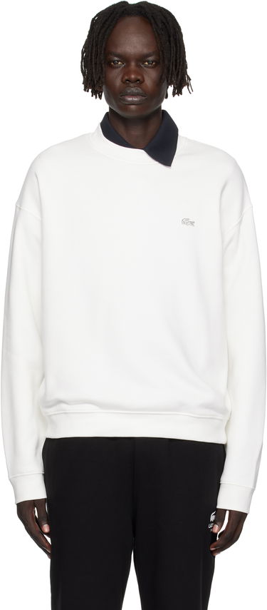 Суитчър Lacoste Loose Fit Heavy Fleece Sweatshirt Бяло | SH7745_70V, 0