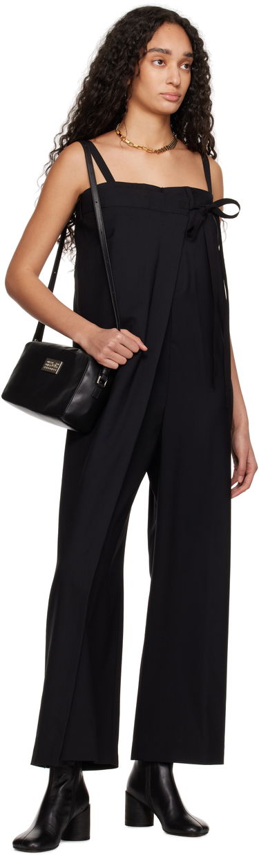 Чанта през рамо Maison Margiela MM6 Maison Margiela Soft Leather Numeric Bag Черно | SB6WG0014 P7258, 3