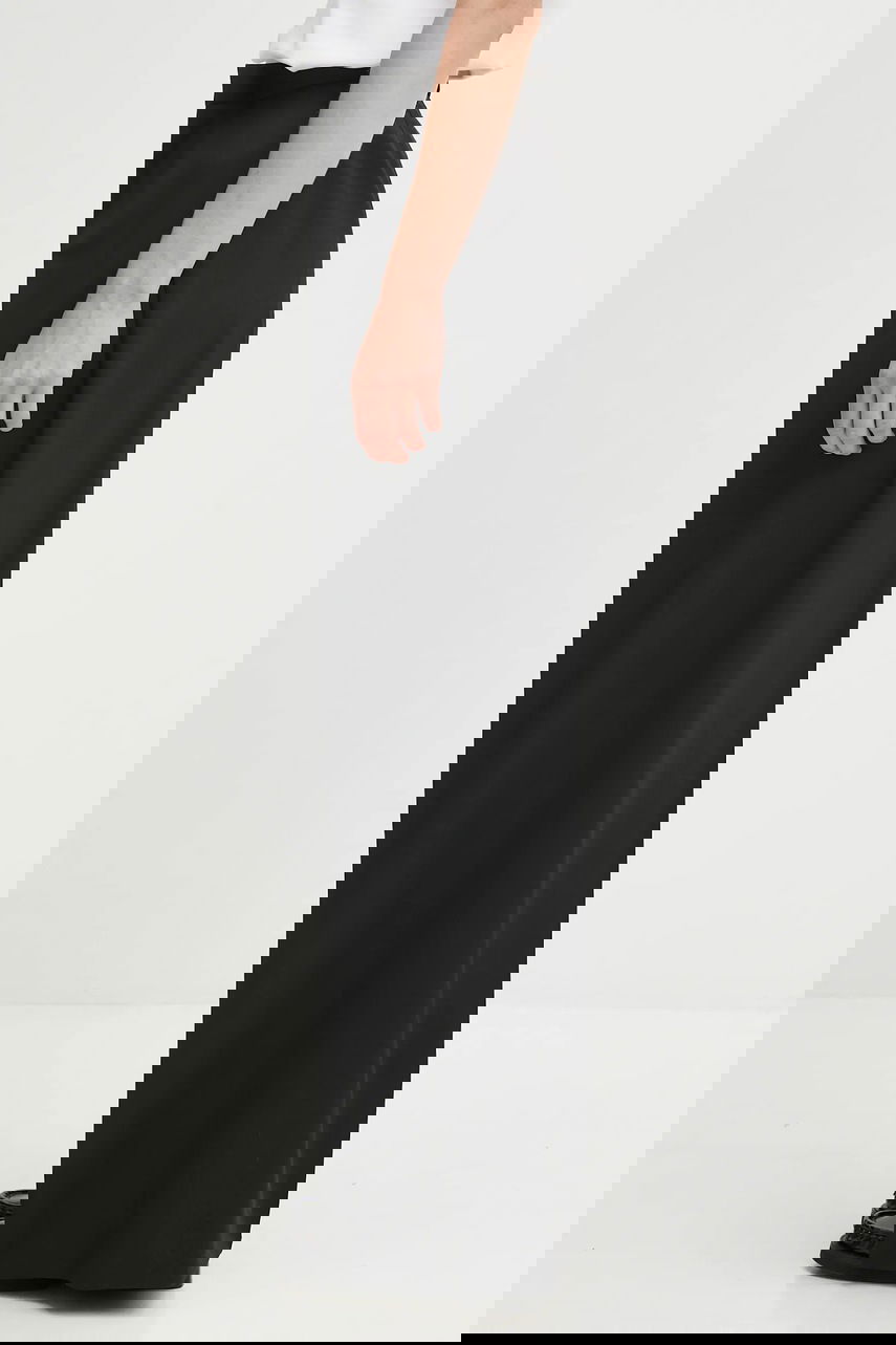 Панталони Maison Margiela MM6 Maison Margiela Wide High Waist Pants Черно | S52KA0539.M35227.900, 1