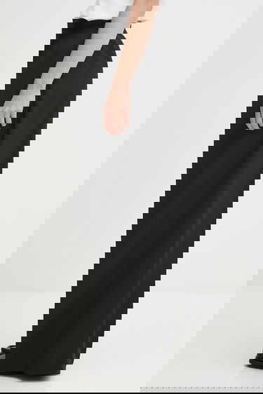 Панталони Maison Margiela MM6 Maison Margiela Wide High Waist Pants Черно | S52KA0539.M35227.900, 1