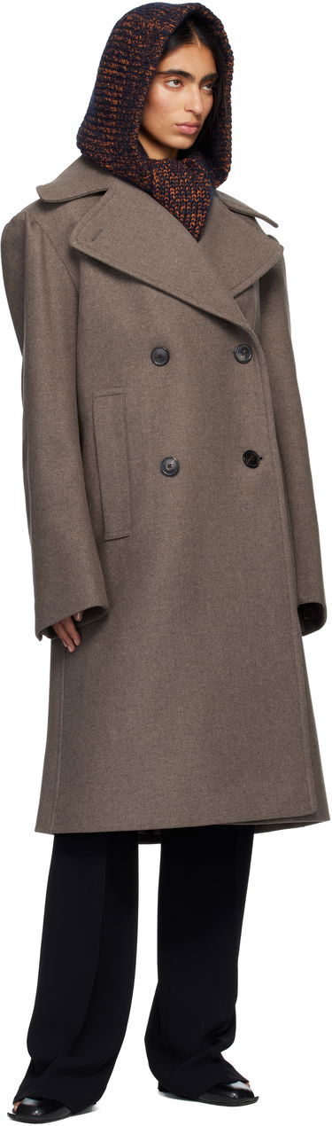 Палта Dries Van Noten Dries Van Noten Double-Breasted Coat Кафяво | 252-010270-2216, 3