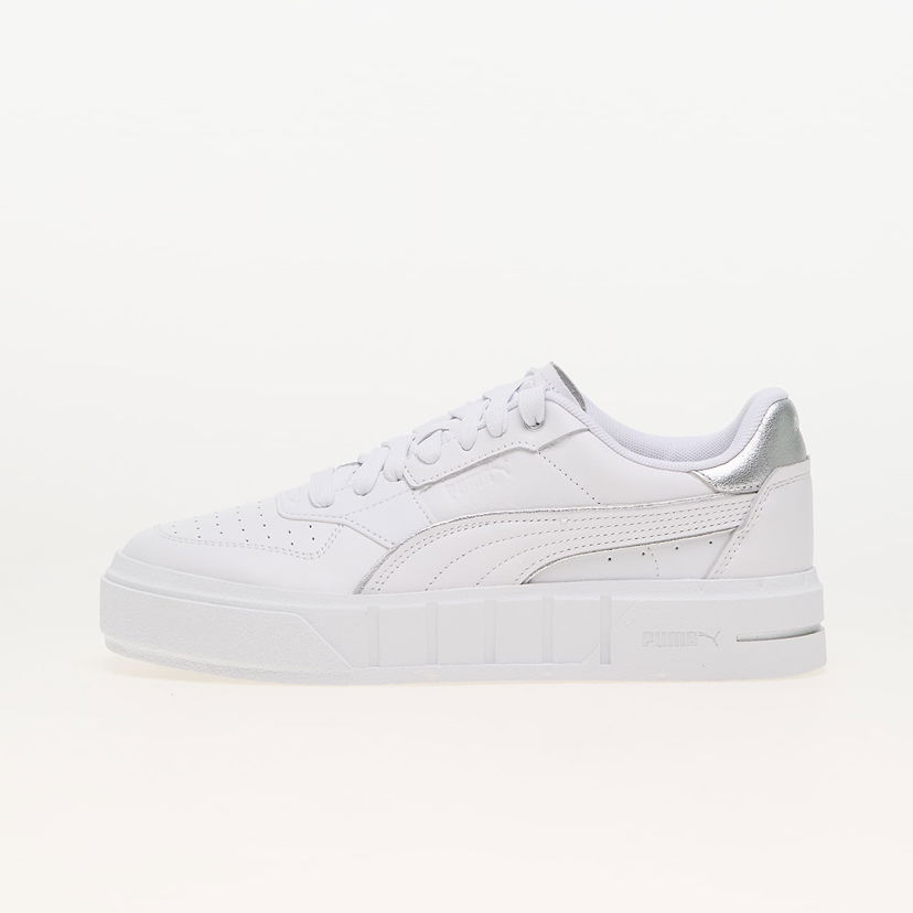 Кецове и обувки Puma Cali Court Metallic White W Бяло | 39376802